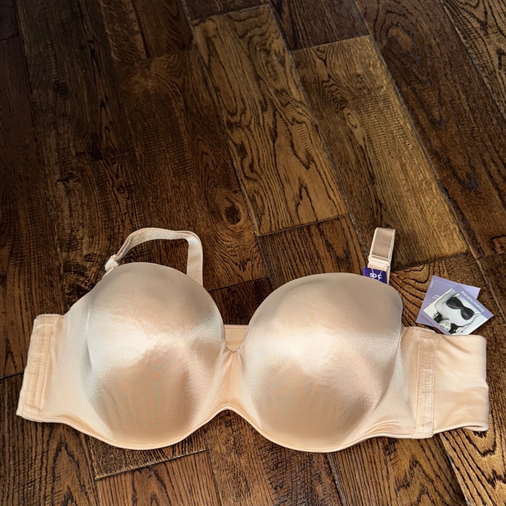 Catherines Strapless Multi Way Underwire Padded Bra